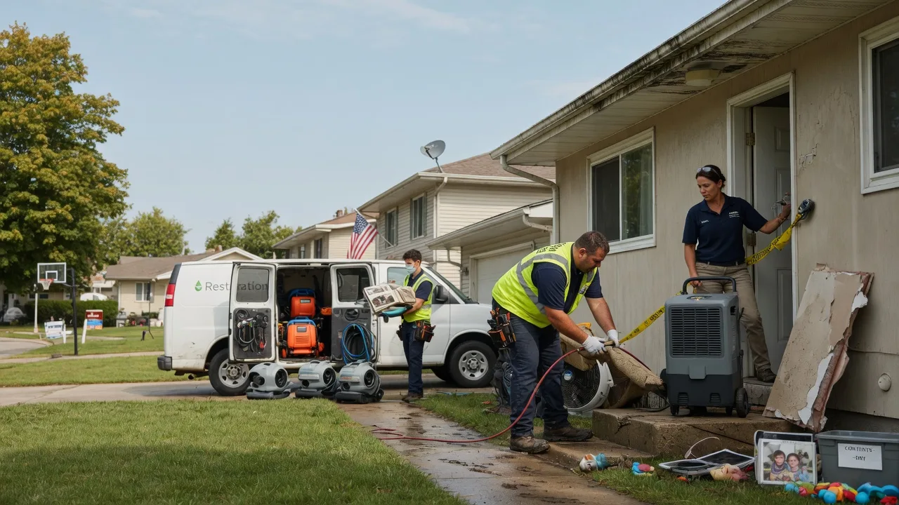 Water Damage Restoration in Levasy, MO near me